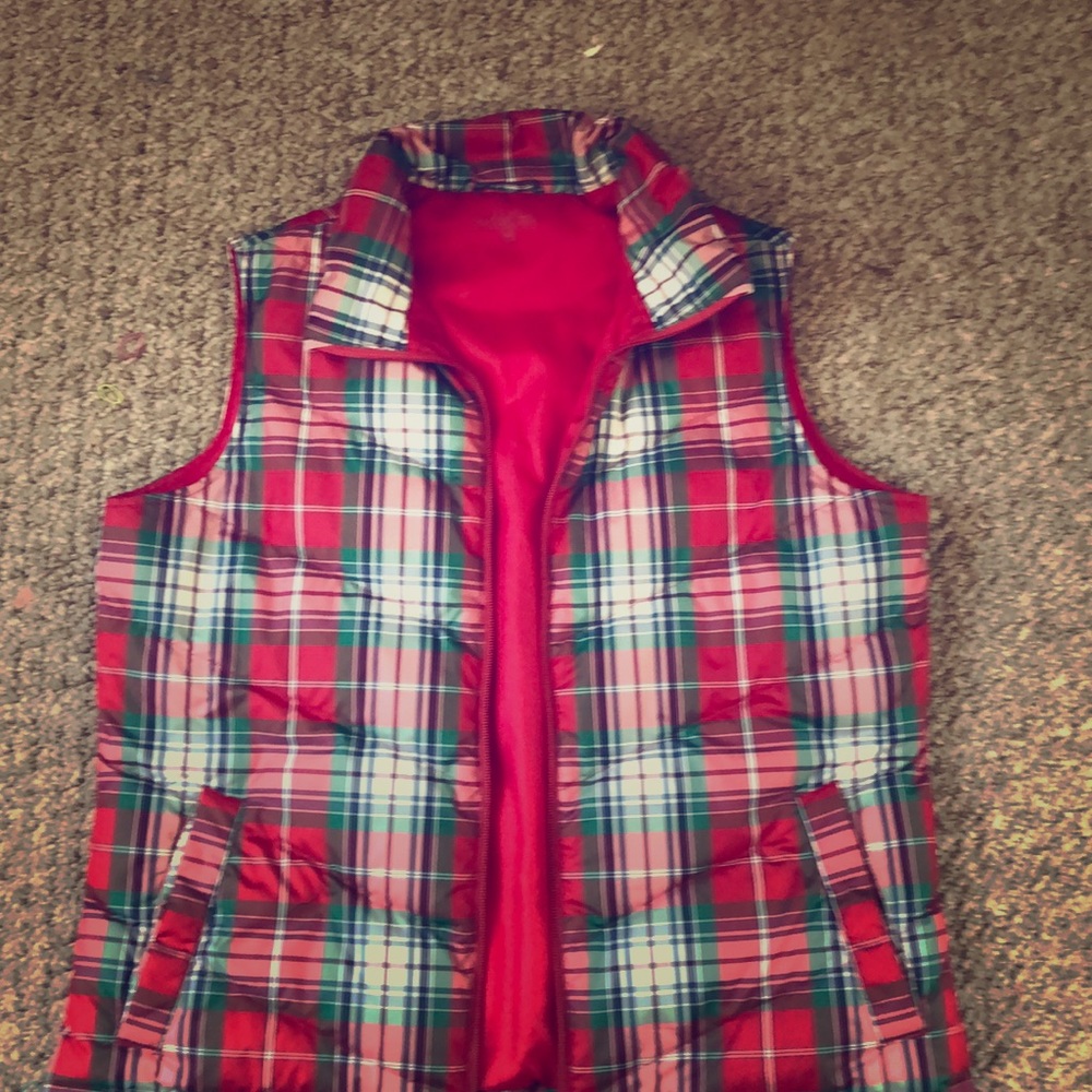 Plaid vest